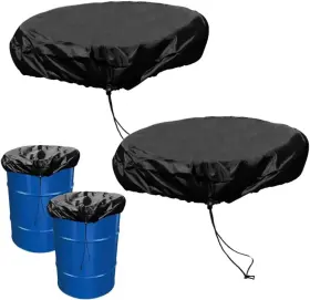 765664889834 JAMCARI Gallon Drum Cover Stretchable Drawstring