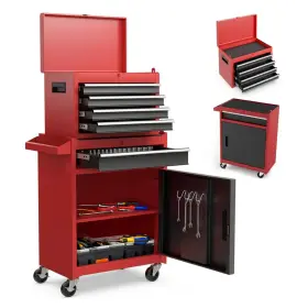 W2660 JAPOVKER Tool Chest Rolling Storage Cabinet Top
