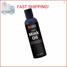 013977540370 JOBSITE Mink Oil Waterproof Bottle