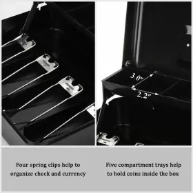 CB02302XL JSSMST Locking Cash Box Tray #3