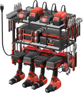 445057396332 JUNNUJ Tool Organizer Charging Station Layers
