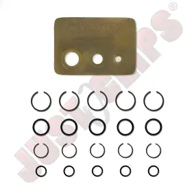 00850016642172 JUST CLIPS Retainer Orings Patented Clipkey