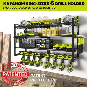 313044158164 KAFAHOM Power Tool Drill Holder Wall Mount #2