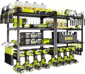 445013859802 KAFAHOM Power Tool Organizer Drill Holder Wall