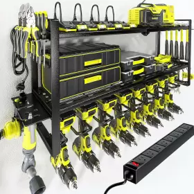 690003529075 KAFAHOM Power Tool Organizer Charging Station