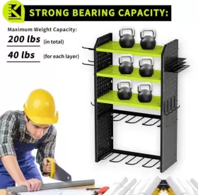 726084397194 KAFAHOM Power Tool Organizer Drill Holder Wall #2