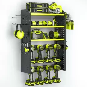 726084397194 KAFAHOM Power Tool Organizer Drill Holder Wall #3