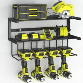 R-3L4D KAFAHOM Power Tool Organizer Wall Storage Rack