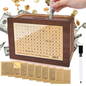 SAV-BX918 KAXANPI Cash Vault Wooden Box