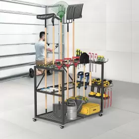 KS-KCXGJJ-1P01 KEESWIN Tool Organizer Wheels Garage Stor