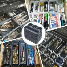 975406480043 KEFANTA Pack Tool Box Organizer Rolling Chest #3