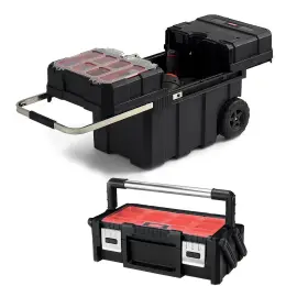 990442968 KETER Masterloader Rolling Toolbox Cantilever