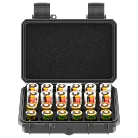CR123 KIWIFOTOS Slots Lithium Battery Organizer Waterproof