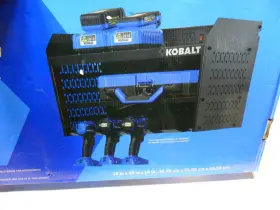 5105915 KOBALT Rail Stud Mount Tool Charging Holder Rack
