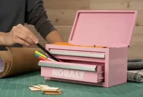 5462039 KOBALT Pink Mini Drawer Tool Box #3