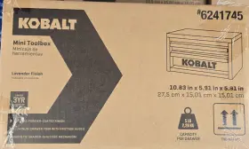 55231 KOBALT Mini Tool Box Lavender Drawers #2