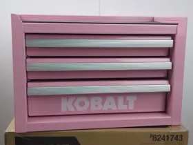 6241743 KOBALT Mini Steel Toolbox Magnetic Drawers Base Unit #2