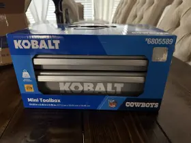 6805589 KOBALT Cowboys Mini Toolbox Nfl Tool Box
