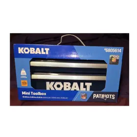 6805614 KOBALT Mini Toolbox Patriots Nfl
