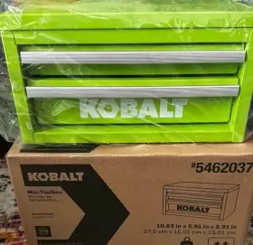 820909544203 KOBALT Mini Drawer Steel Tool Box