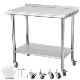 HD3XXEA19 KOKEBREN Nsf Steel Table Wheels Hooks Adjusta