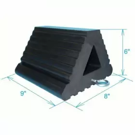 190735400890 KVM TOOLS INC Wheel Chock Wd Ht Dp Rubber Eyebol
