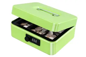 P0230 KYODOLED Cash Box Combination Lock Safe Limegreen