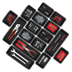 JH-TZ16-1 LARBANKE Tool Box Organizer Tray Connectable Slip