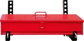 MTB-28R LARIN Tractor Tool Box Steel Diamond Tread Lid