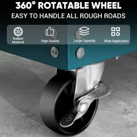 629721758450 LDHTHOPI Tool Tier Rolling Drawers Wheels #2