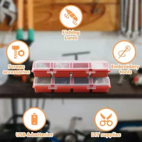 783855495923 LIGHT DUST Screw Organizer Storage Bins Pack #2