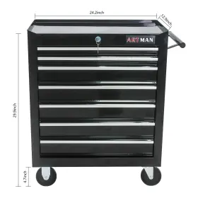 955609020819 LKJYBG Rolling Tool Cabinet Keyed Locking High #3