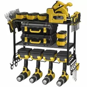 793087626033 LMAIVE Power Tool Organizer Alloy Steel Storage