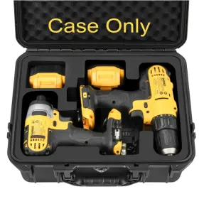 744110471106 LOTOCASE Dewalt Drill Impact Driver Set Tool Box