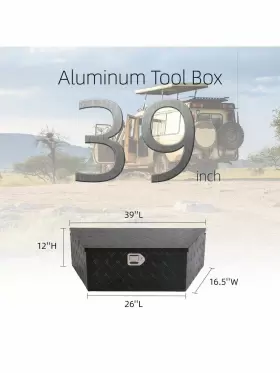 629721872682 LUCKYERMORE Trailer Tongue Box Tool Chest #3