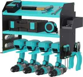 RACK-1 LUFFIONER Drill Storage Power Tool Organizer Holder