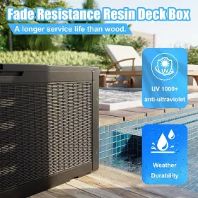 800689623626 MAIUSCOLI Gallon Waterproof Storage Box Deck #3