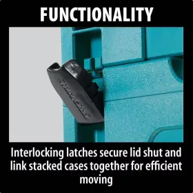 744110766332 MAKITA Interlocking Tool Box Storage