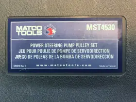 MST4530 MATCO Tools Storage Box Power Steering Pump Pulley #2