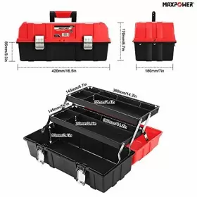 936279516635 MAXPOWER Tool Box Folding Storage Toolbox #2