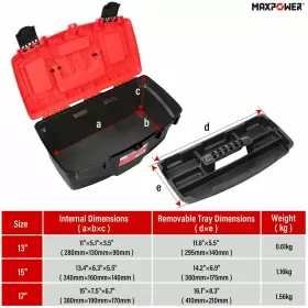 936279519896 MAXPOWER Tool Trays Box Organizers #3