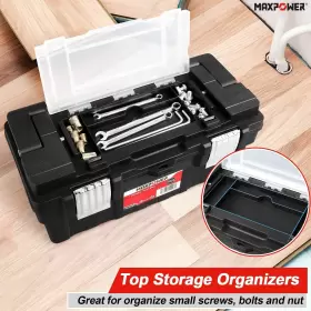 936279522261 MAXPOWER Tool Box Tray Toolbox Steel #2