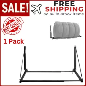 70489 MAXXHAUL Wall Mount Tire Rack Garage Storage