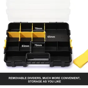 761312065254 MAYOUKO Stackable Toolbox Organizer Interlocking #3