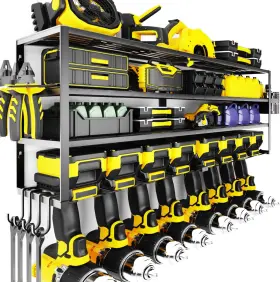 313035453421 MEFIRT Power Tool Organizer Wall Mount Fathers