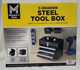 193968418632 STEEL Drawer Desktop Tool Box Organizer #3