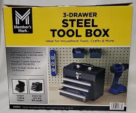 193968418632 STEEL Drawer Desktop Tool Box Organizer