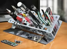 445023235245 METALTER Organizer Rack Tool Storage Holder Desk #3