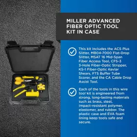 856848006878 MILLER Advanced Fiber Optic Tool Eva Foam Lining #2