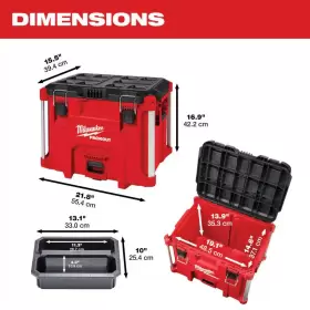 313030841872 MILWAUKEE Tool Box Chest Locking Stacking #3